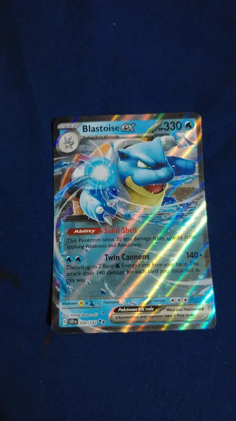 Blastoise ex card, TCGAI Score 6.0