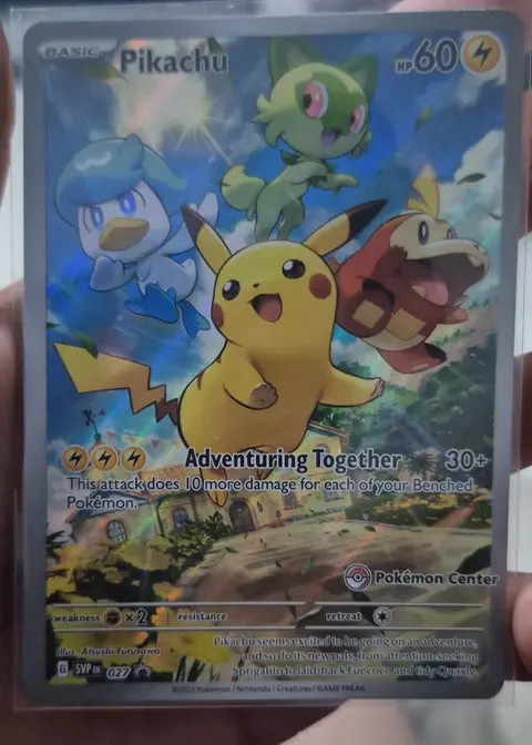 Pikachu card, TCGAI Score 9.5