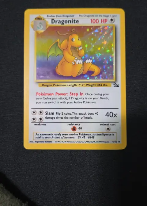 Dragonite card, TCGAI Score 1.0