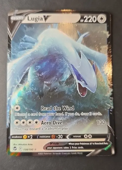 Lugia V card, TCGAI Score 9.0