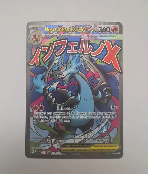 Mega Charizard X ex card, TCGAI Score 9.0