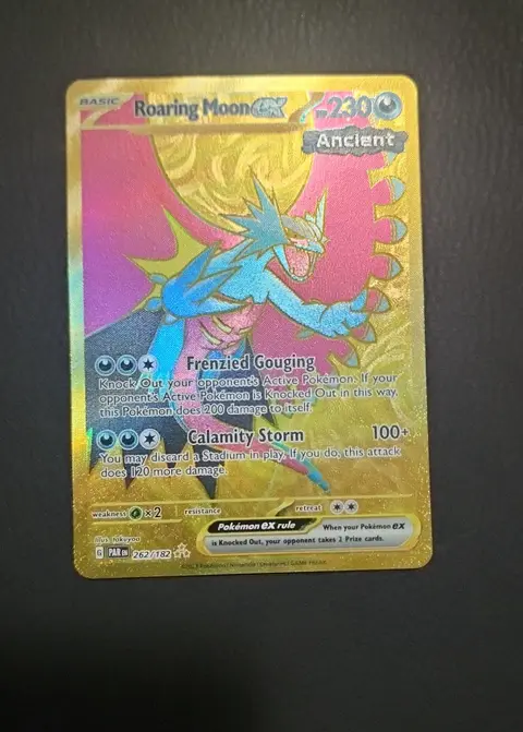 Roaring Moon ex card, TCGAI Score 9.0