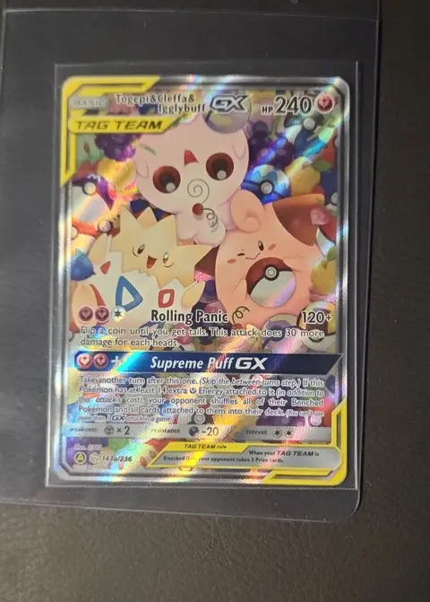 Togepi & Cleffa & Igglybuff-GX card, TCGAI Score 7.0