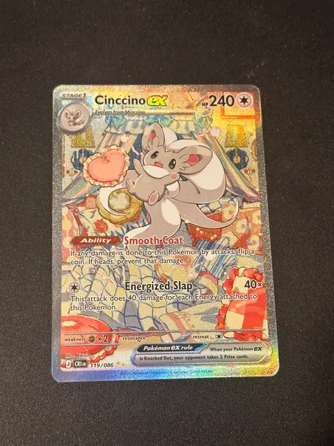 Cinccino ex card, TCGAI Score 9.0