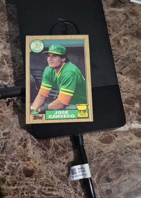 Jose Canseco card, TCGAI Score 7.0