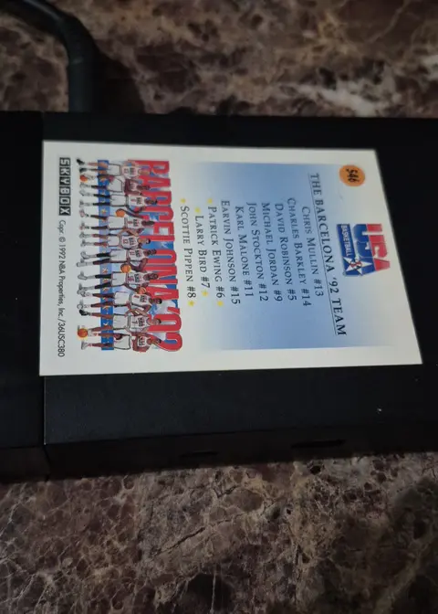 Back of The Barcelona '92 Team