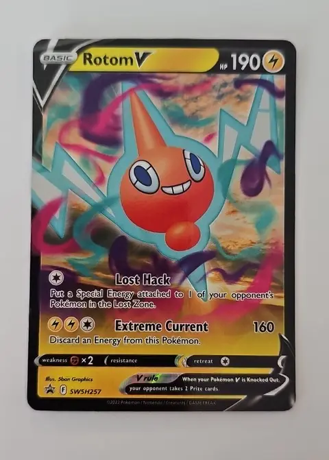 Rotom V card, TCGAI Score 9.0