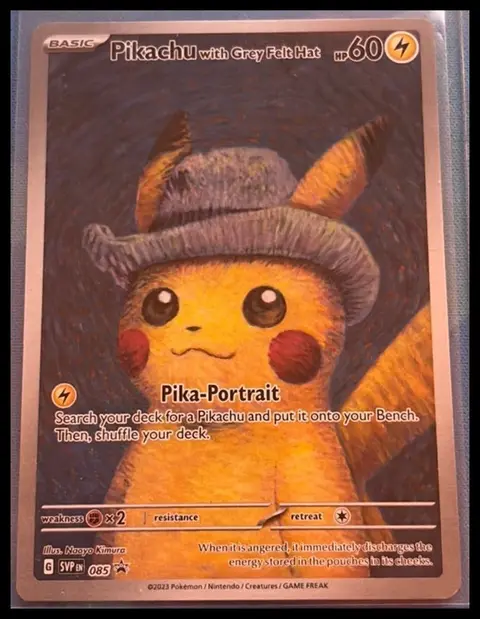 Pikachu with Grey Felt Hat card, TCGAI Score 7.0