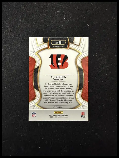 Back of A.J. Green