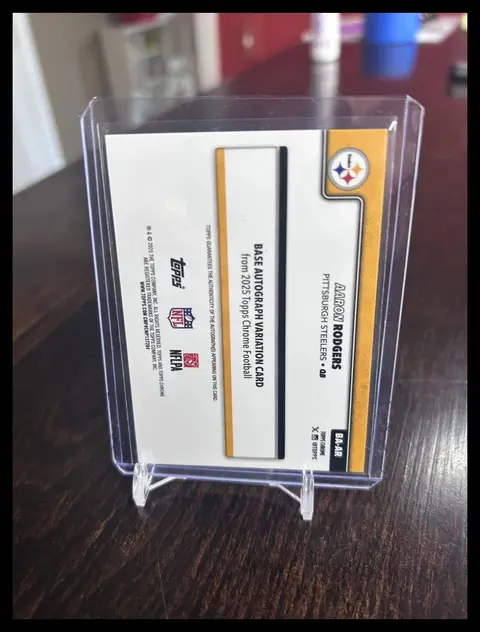 Back of Aaron Rodgers