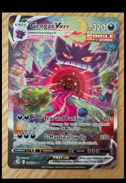 Gengar VMAX card, TCGAI Score 9.0