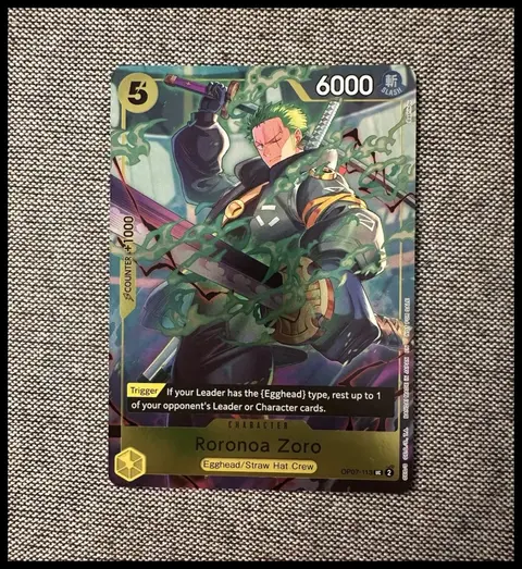 Roronoa Zoro card, TCGAI Score 7.0