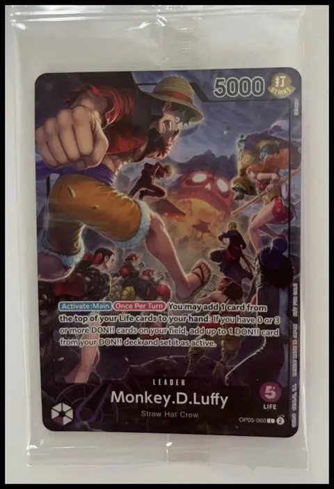 Monkey.D.Luffy card, TCGAI Score 9.5