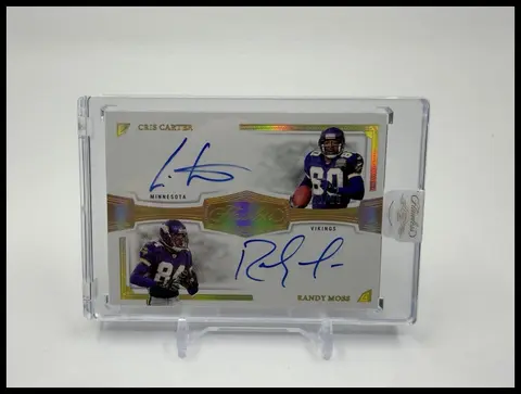 Cris Carter / Randy Moss card, TCGAI Score 10.0
