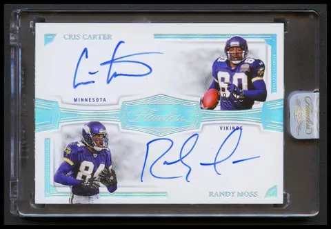 Cris Carter / Randy Moss card, TCGAI Score 10.0