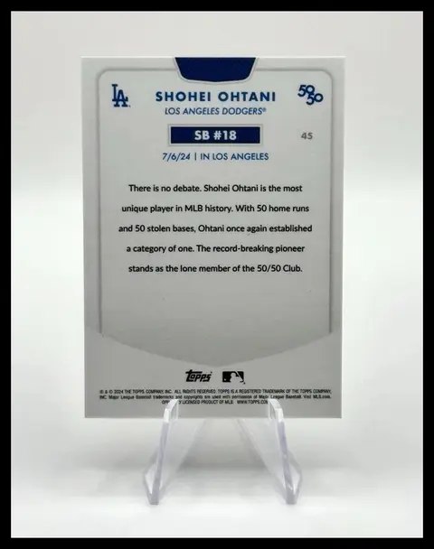 Back of Shohei Ohtani