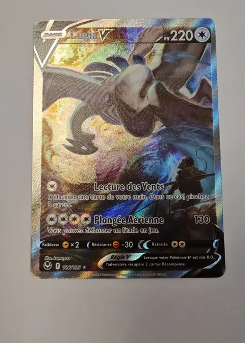 Lugia V card, TCGAI Score 9.0