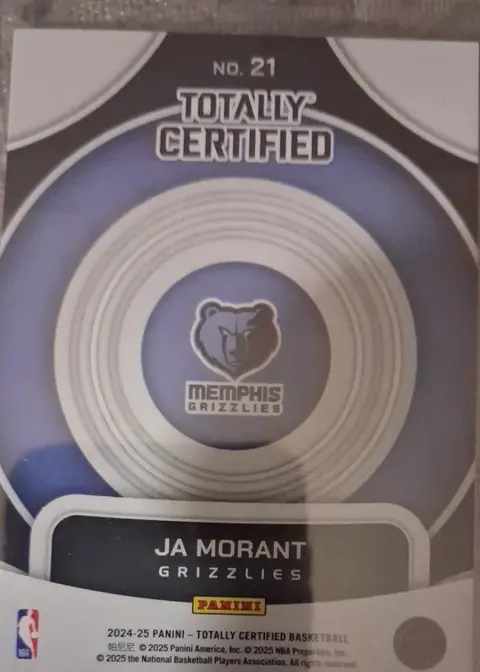 Back of Ja Morant