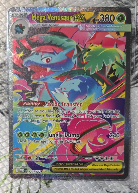 Mega Venusaur EX card, TCGAI Score 9.0