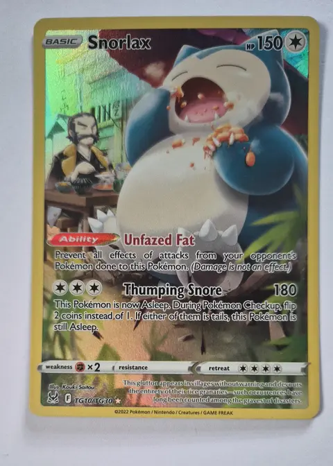 Snorlax card, TCGAI Score 9.0