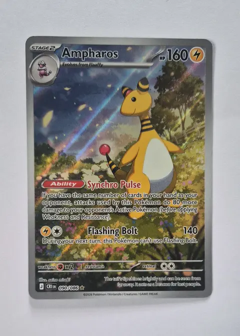 Ampharos card, TCGAI Score 9.0