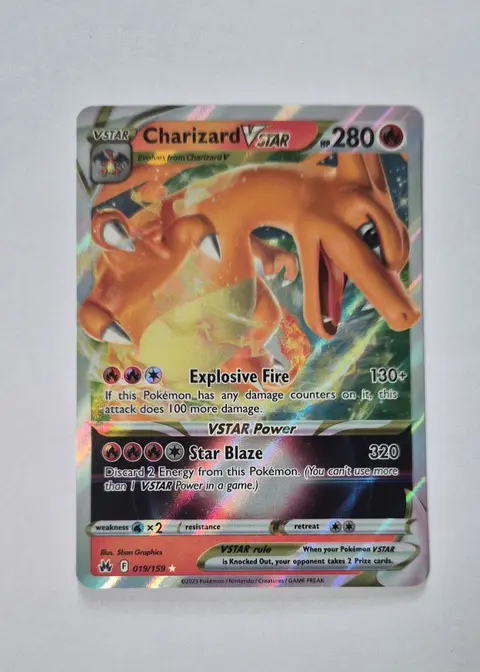 Charizard VSTAR card, TCGAI Score 8.5