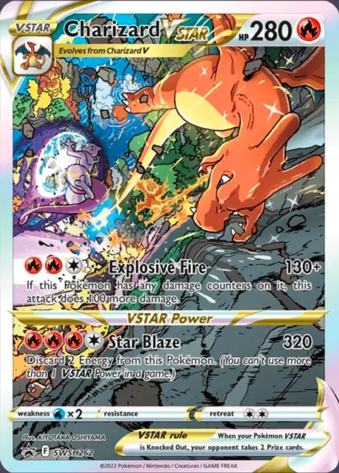 Charizard VSTAR card, TCGAI Score 9.0