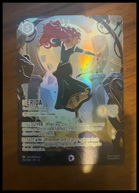 Merida - Formidable Archer card, TCGAI Score 9.0
