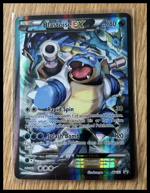 Blastoise EX card, TCGAI Score 7.0