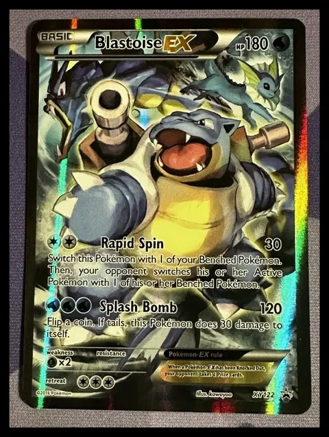 Blastoise EX card, TCGAI Score 8.5