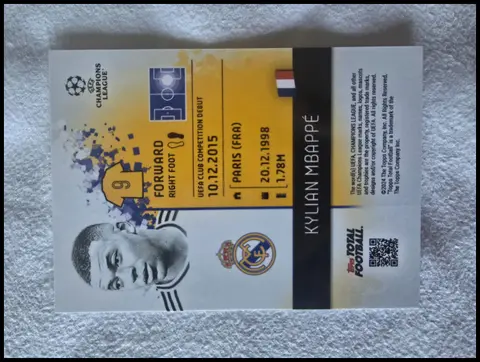 Back of Kylian Mbappé