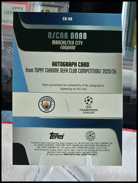 Back of OSCAR BOBB