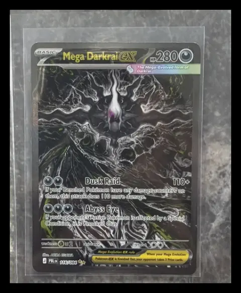 Mega Darkrai ex card, TCGAI Score 9.0