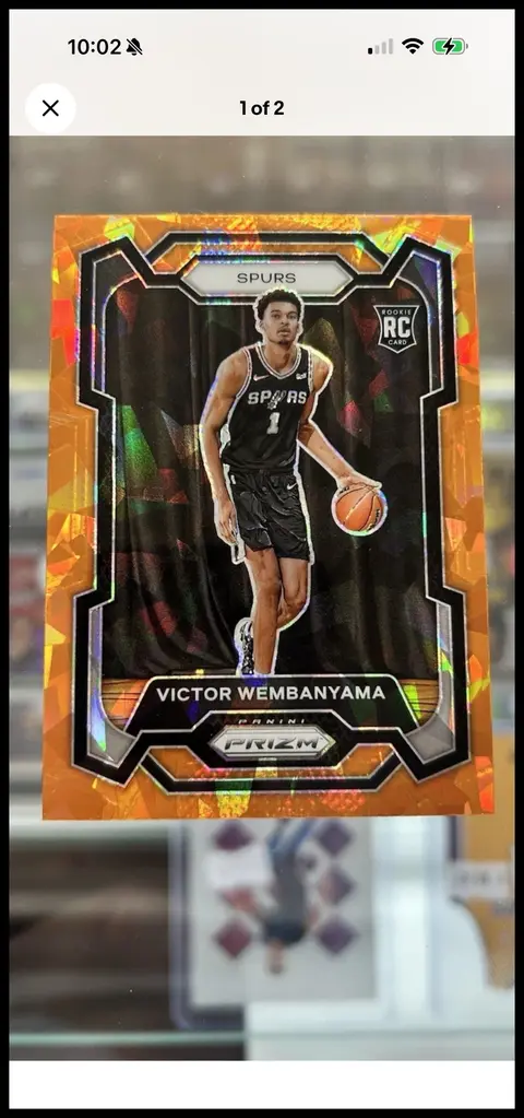 Victor Wembanyama card, TCGAI Score 9.5