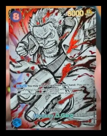 Monkey D. Garp card, TCGAI Score 9.0