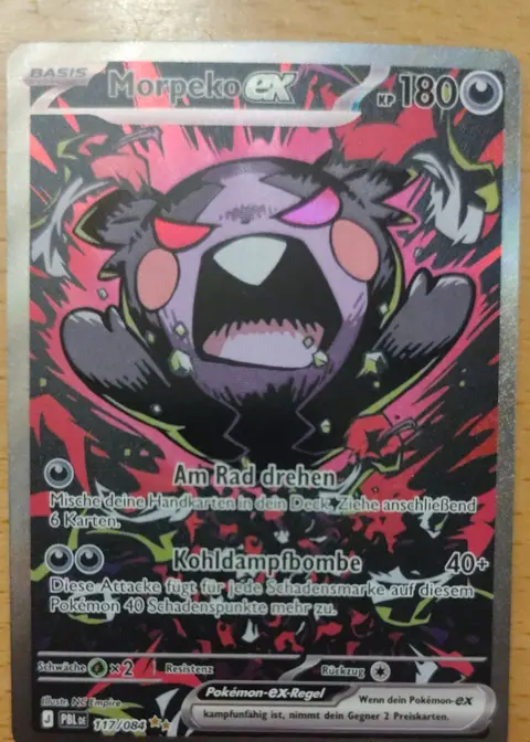 Morpeko ex card, TCGAI Score 9.0