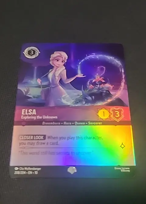 Elsa - Exploring the Unknown card, TCGAI Score 9.5