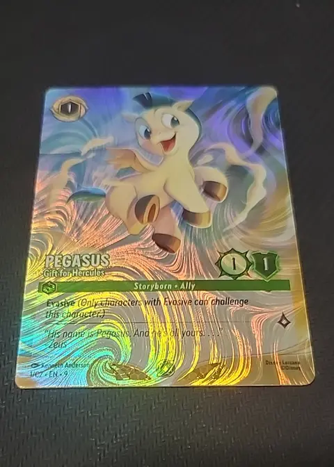 Pegasus - Gift for Hercules card, TCGAI Score 9.0