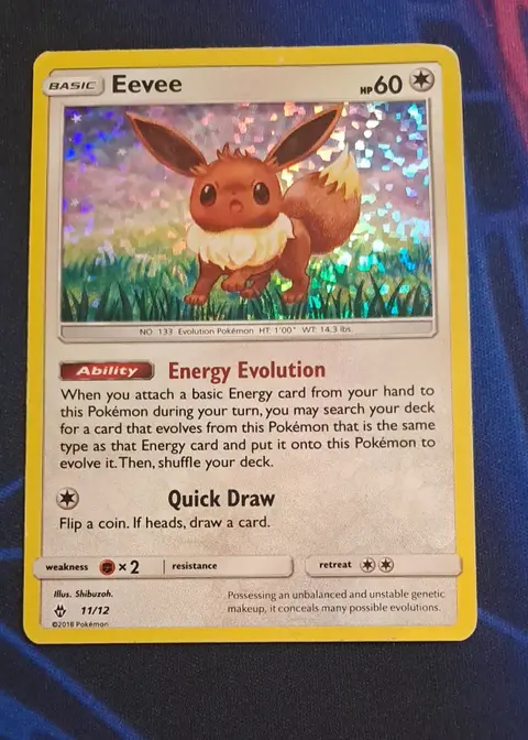 Eevee card, TCGAI Score 4.0