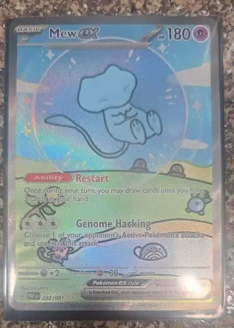 Mew ex card, TCGAI Score 9.5