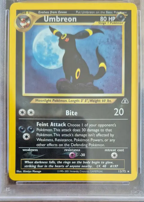Umbreon card, TCGAI Score 8.5