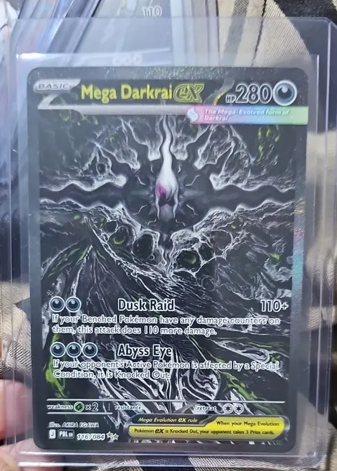Mega Darkrai ex card, TCGAI Score 9.0