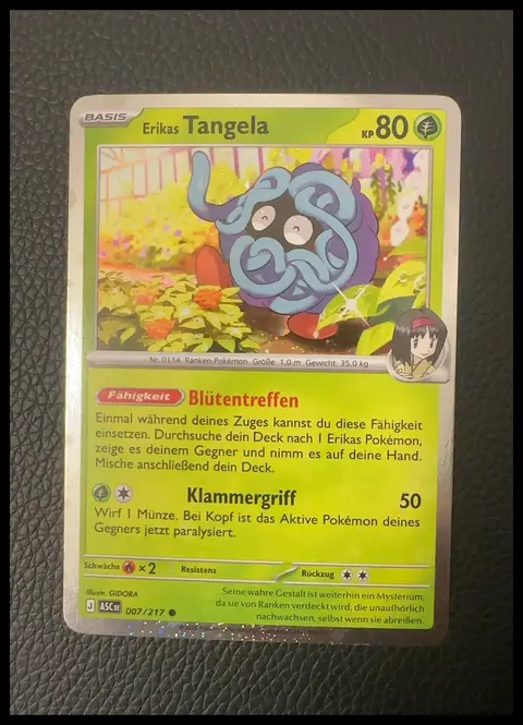 Erika's Tangela card, TCGAI Score 9.0