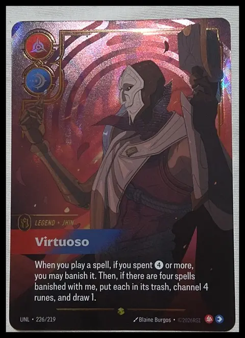 Virtuoso card, TCGAI Score 7.0