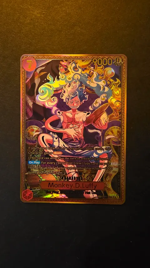 Monkey.D.Luffy card, TCGAI Score 9.5