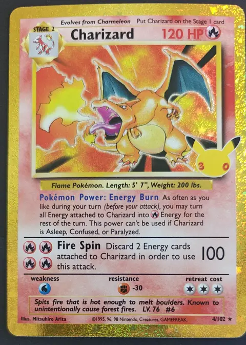 Charizard card, TCGAI Score 9.5