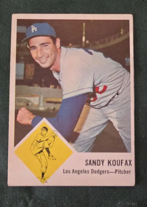 Sandy Koufax card, TCGAI Score 7.0