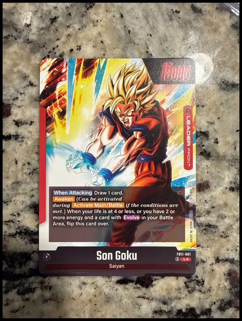 Back of Son Goku