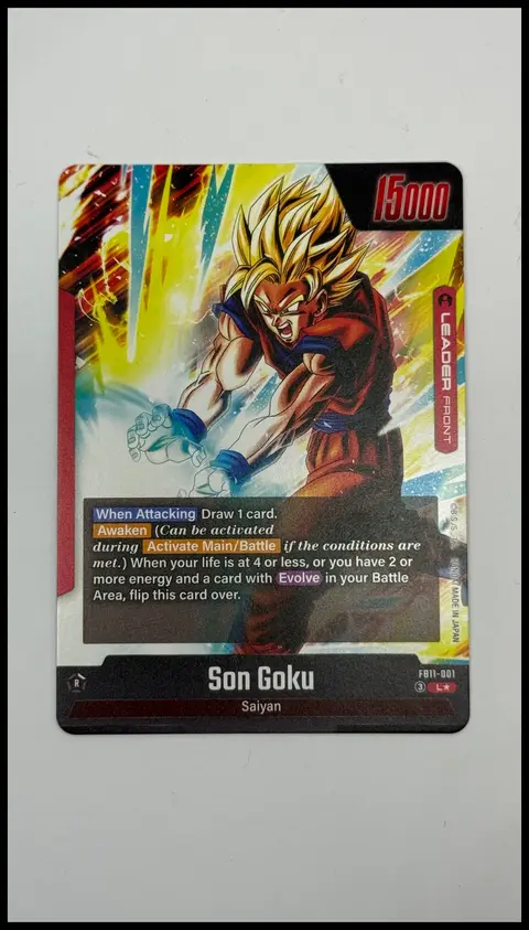 Back of Son Goku