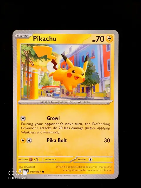 Pikachu card, TCGAI Score 9.0